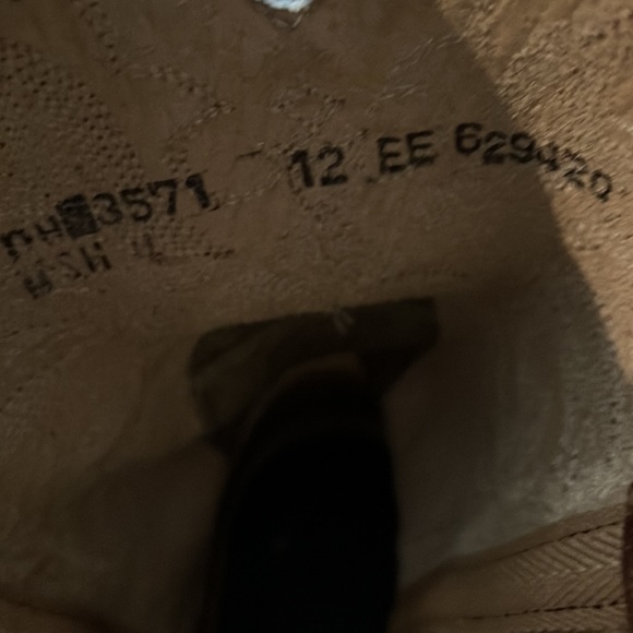 Double-H Boots Cognac & Olive Gabriel Leather Square-Toe Cowboy Boot Men size 12 - Picture 3 of 5